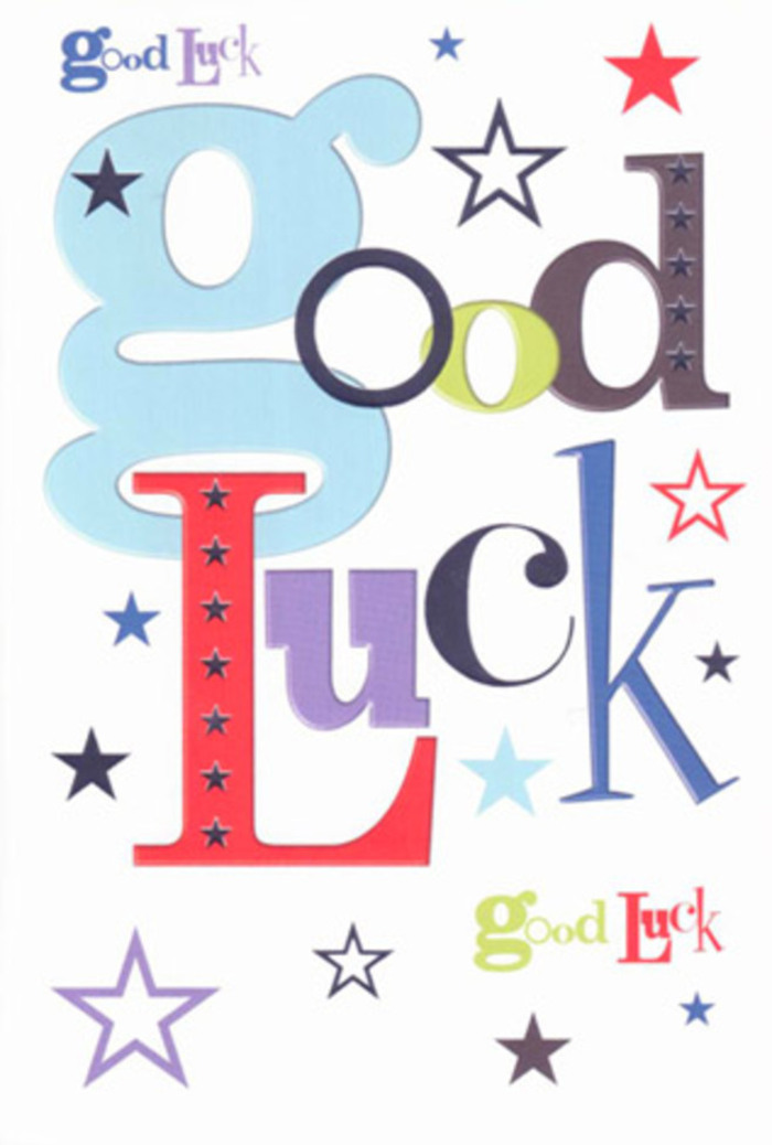 This luck-themed card is a vibrant visual celebration, reminiscent of the exhilarating moments shared among friends and family near Finchley Central. The design bursts with a mix of lively typography: a bold, sky-blue 'g' anchors the greeting, while cheeky red, moss green, and deep purple letters leap across a field of pristine white. Cheerful stars-some as tiny as confetti, others striking and prominent-are sprinkled from corner to corner, mirroring the twinkling urban atmosphere after a local celebration or fireworks over the Finchley skyline. The smoothness under your fingertips brings to mind the familiar comfort of quality Finchley-crafted stationery. This card's playful palette and inviting shapes echo the spirit of solidarity and hope so often found in our neighbourhood's supportive community-from Ballards Lane to the quiet lanes of East Finchley. Envisioned for milestones both big and small, the card serves as a subtle yet uplifting companion, offering genuine belief and encouragement to anyone setting out on a fresh chapter. More than paper and print, it's a friendly cheerleader in card form-rooted in Finchley's tradition of heartfelt connection.